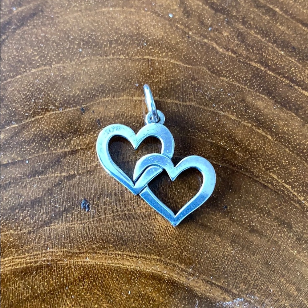 James Avery Cupid hearts charm pendant